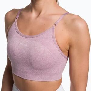 Gymshark Vital Seamless Bralette - Mauve Pink Marl - Size M